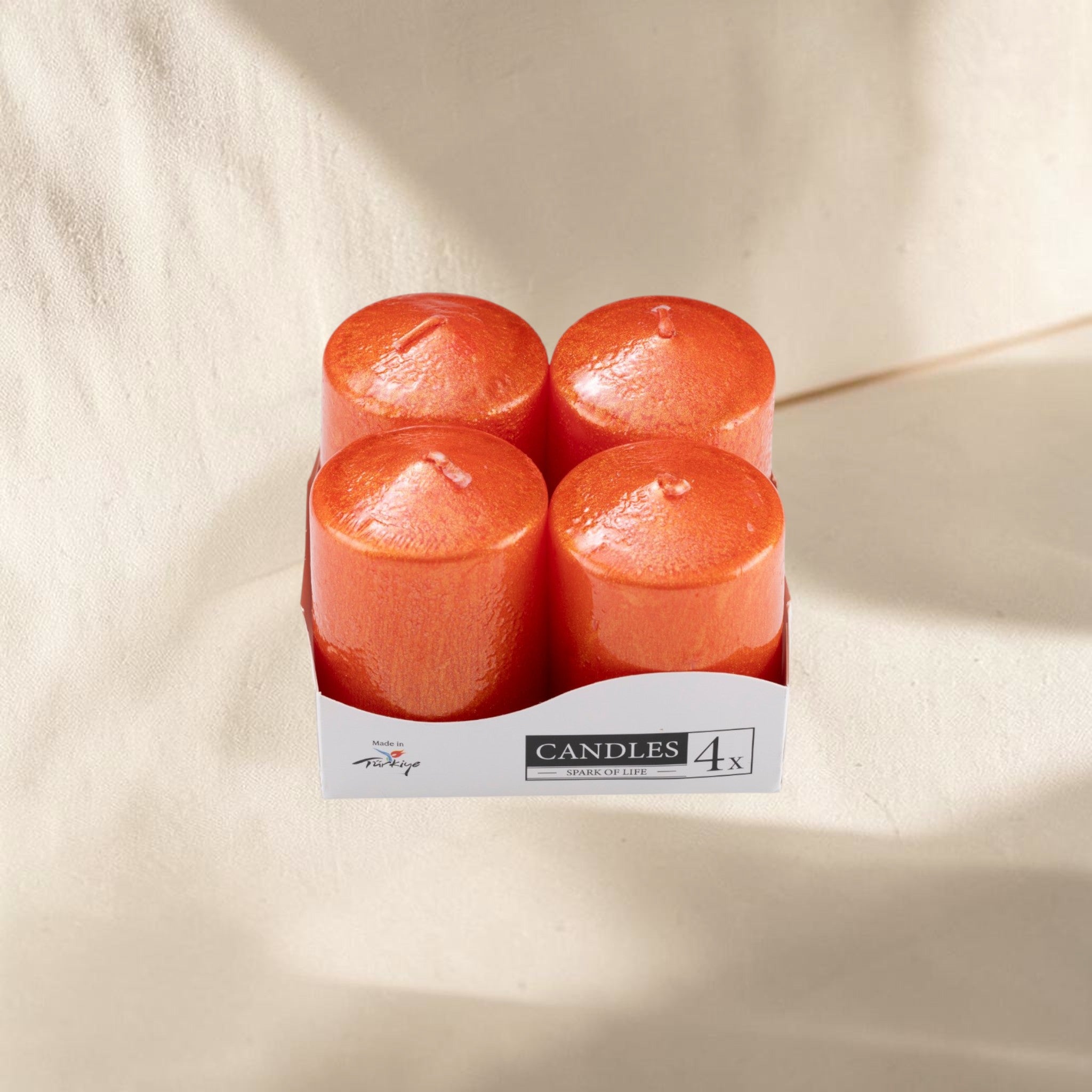 Set of 4 Large Cylinder Candles