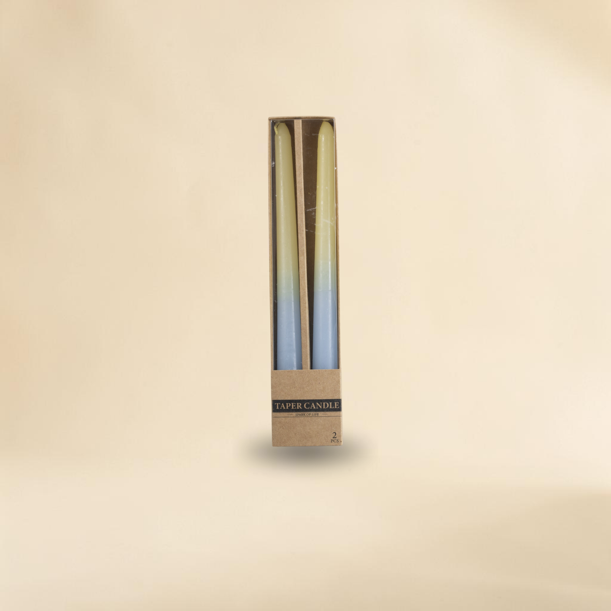 2'li Düz Şamdan - 25 cm