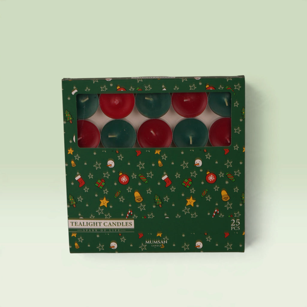 Yeni Yıl Parıltı 25'li Tealight Mum