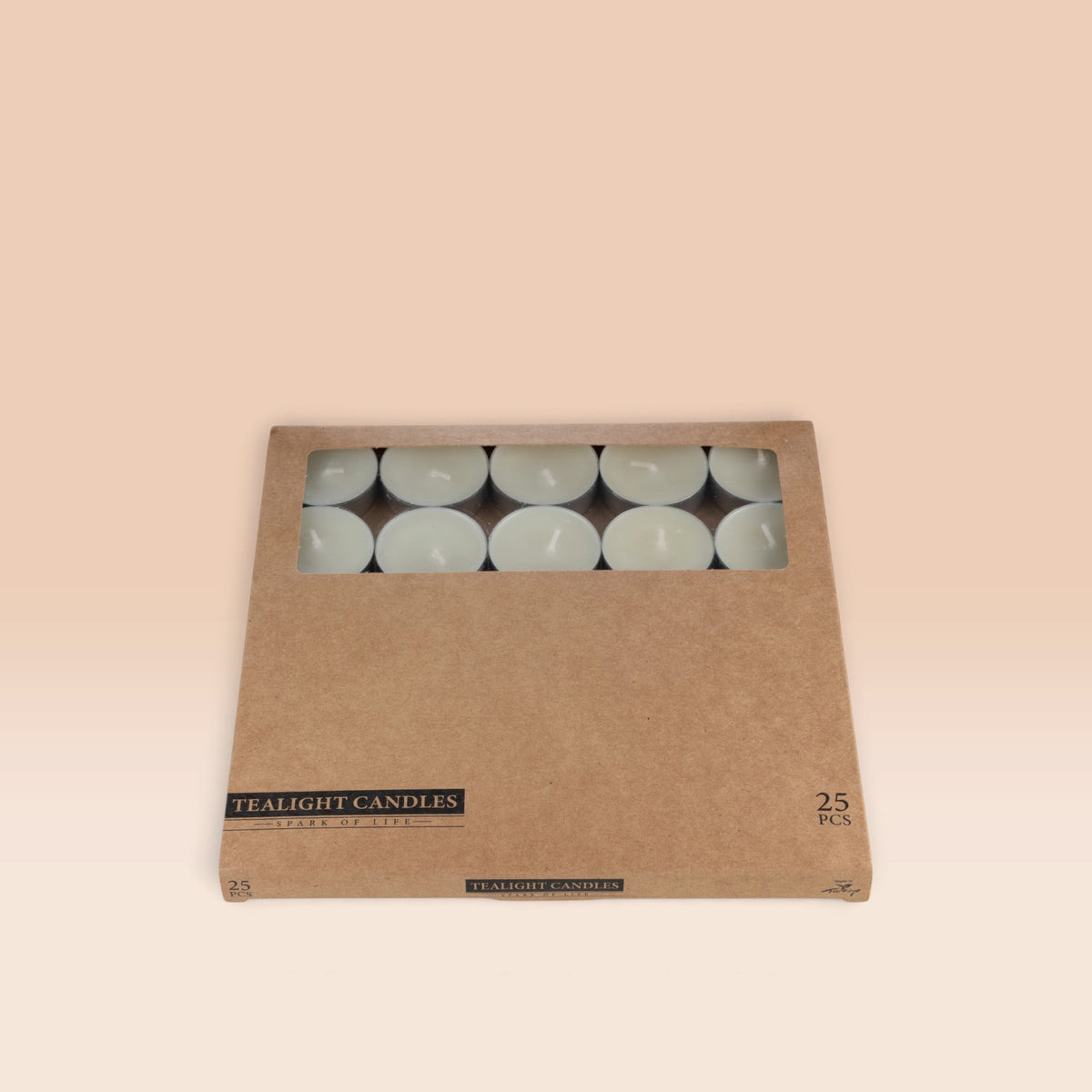 25'li Tealight Mum - Kraft Kutu