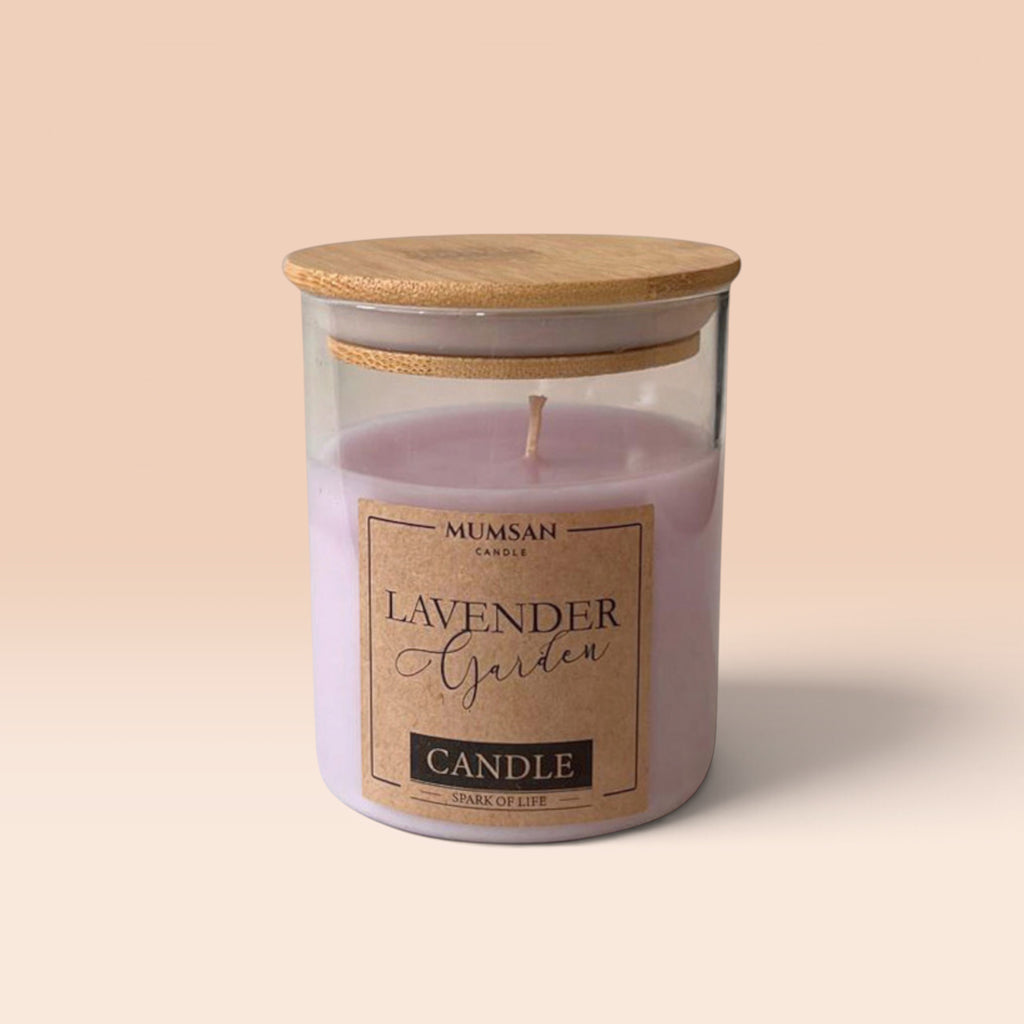 Bamboo Lidded Jar Candle