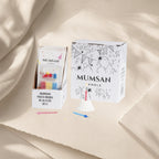 MUMSAN CANDLE 20'li pasta mumu ve altlığı seti, renkli ve çizgili mumlar içerir. Kutlamalar için ideal.