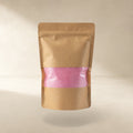 MUMSAN CANDLE pembe toz mum, 250 gr, doğal ve zarif ambiyans için ideal.