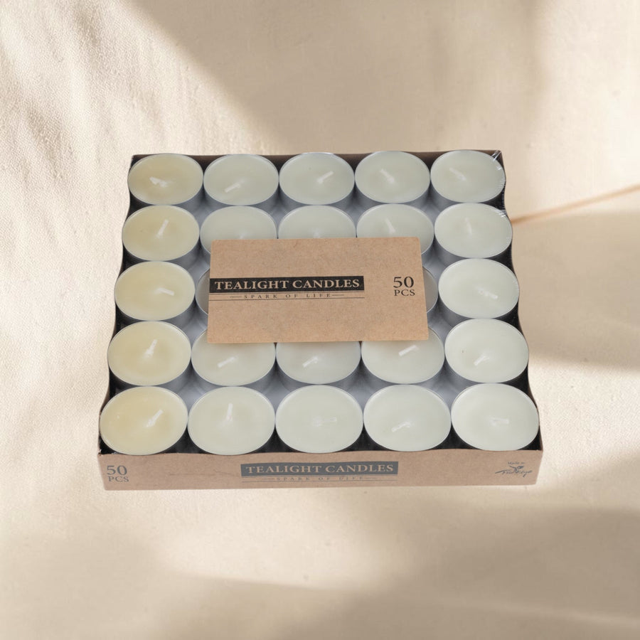 50'li Tealight Mum - Kraft Kutu