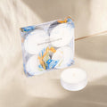 4'lü Şeffaf Maxi Tealight Kokulu Mum