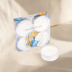 4'lü Şeffaf Maxi Tealight Kokulu Mum