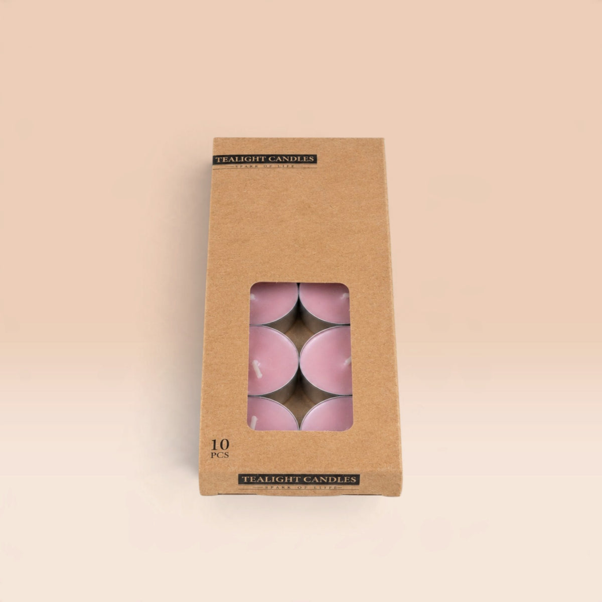 10'lu Tealight Mum 10 Gr - Kraft Seri