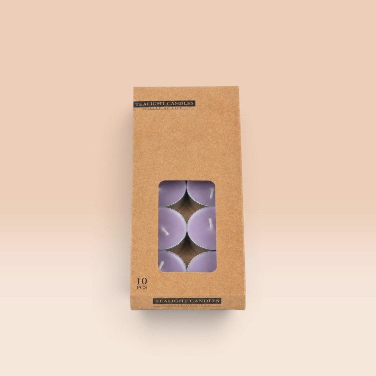10'lu Tealight Mum 10 Gr - Kraft Seri