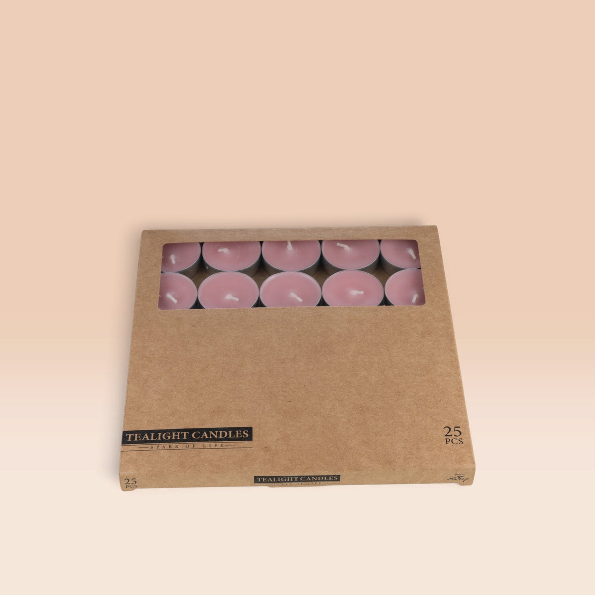 25'li Tealight Mum - Kraft Kutu