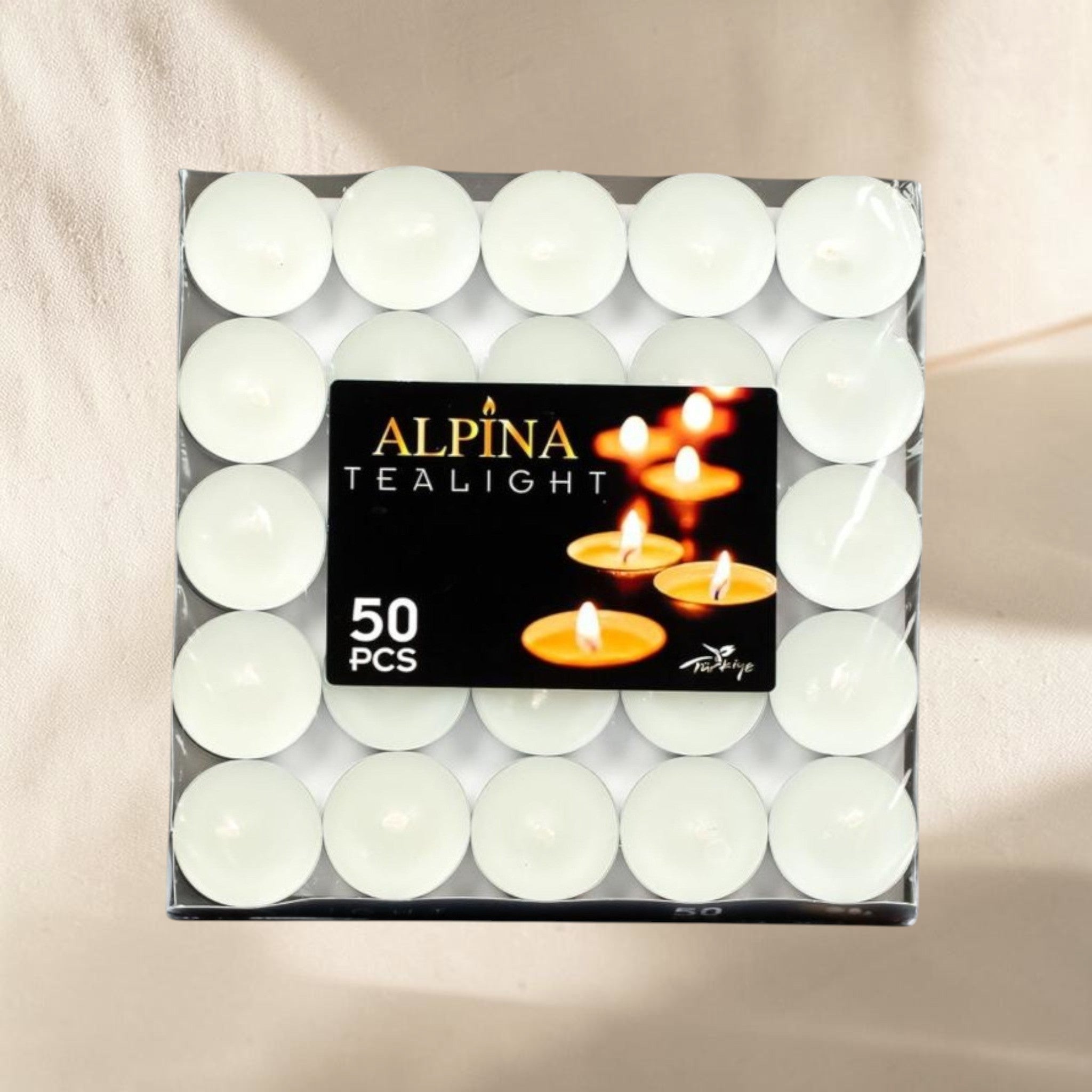 50'li Tealight Mum - Kraft Kutu