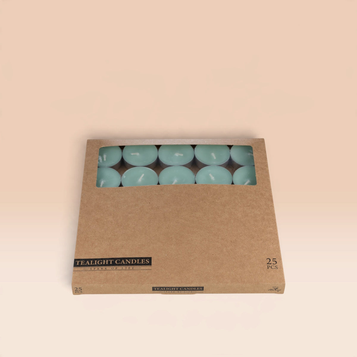 25'li Tealight Mum - Kraft Kutu